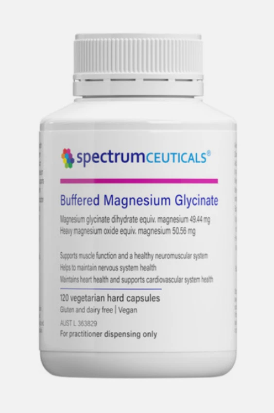 Spectrumceuticals Buffered Magnesium Glycinate 120 Caps