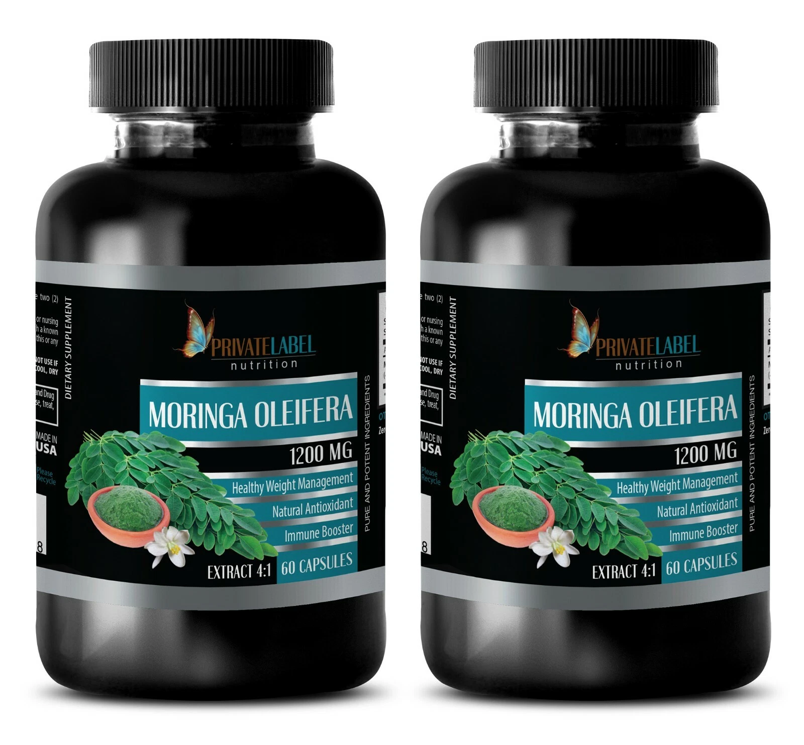 weight loss and energy pills - MORINGA OLEIFERA 1200MG - moringa made in usa 2B