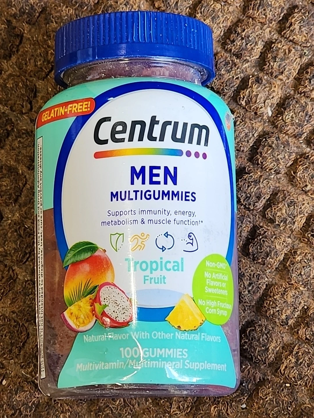Centrum Kids Multivitamin Gummies Tropical Punch Flavor Made With Natural Flavo