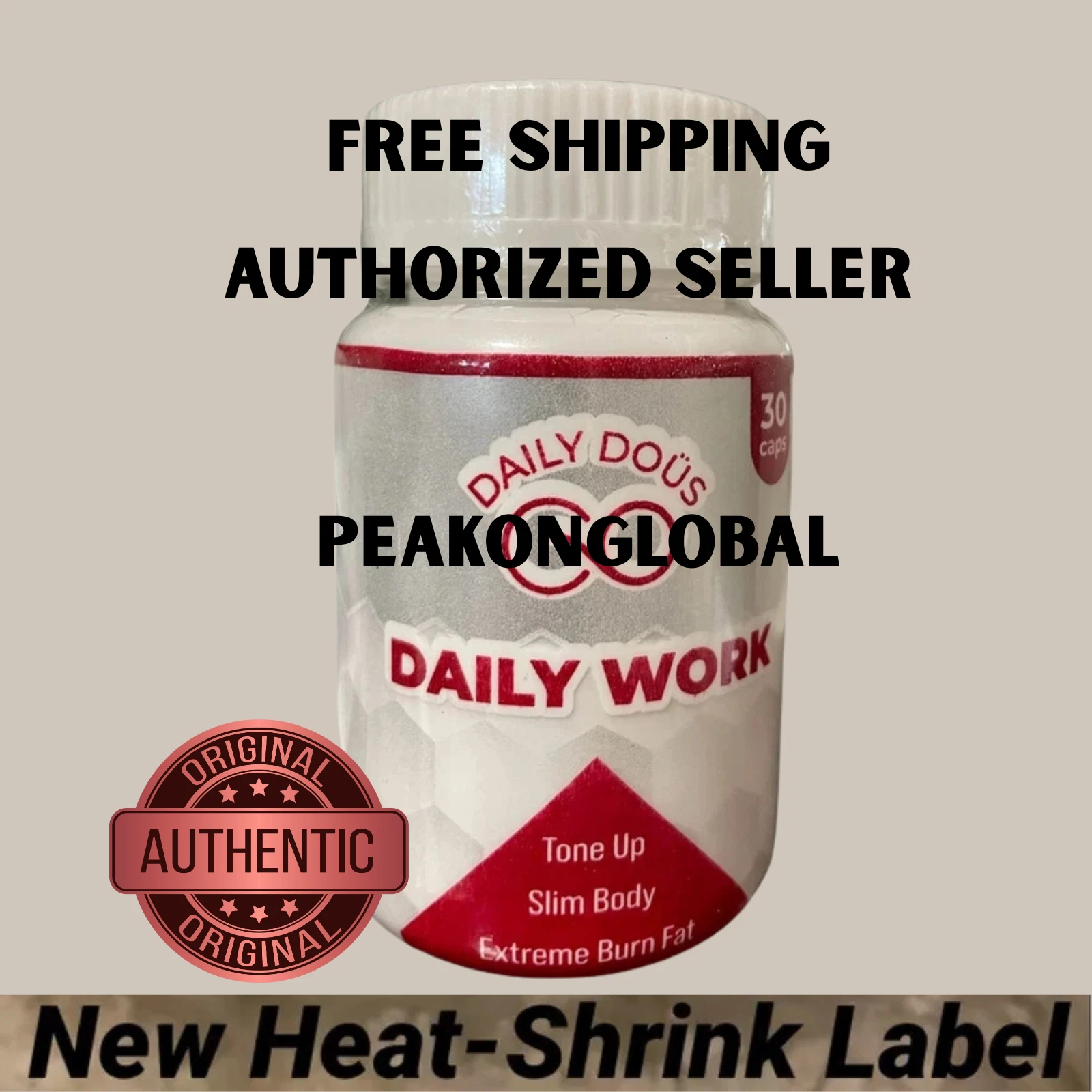 [336028608332] Daily Work Pills Daily Dous Go Supplement *Authentic Original* Buy More & Save