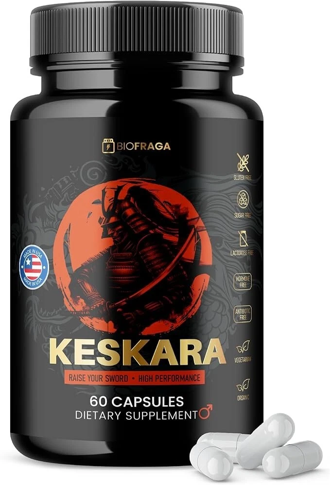 Keskara High Performance Advanced Formula All Natural Supplement (60 Capsules)