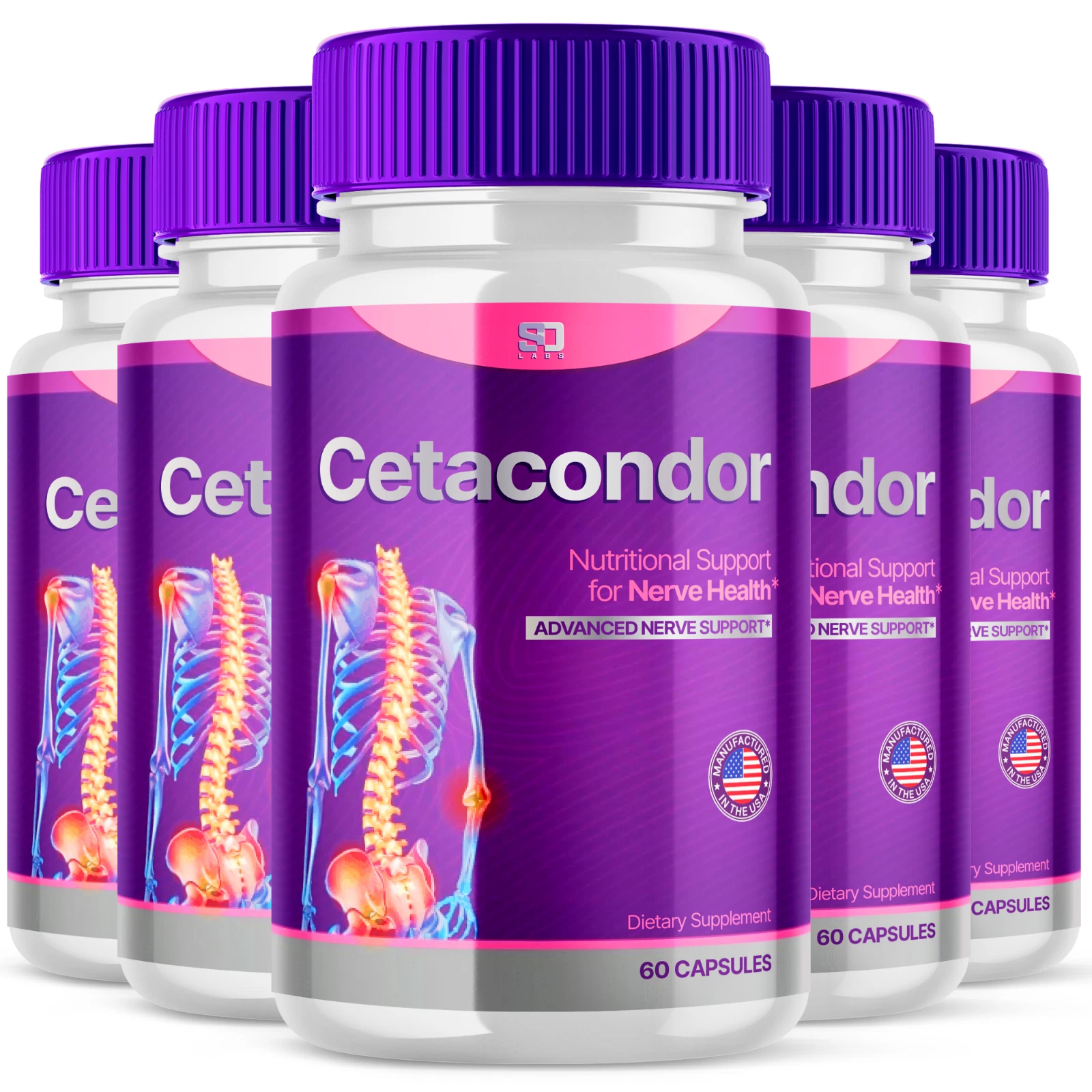 [166920556174] Cetacondor - Boost Daily Focus, Clarity, and Well-Being (5 Pack)