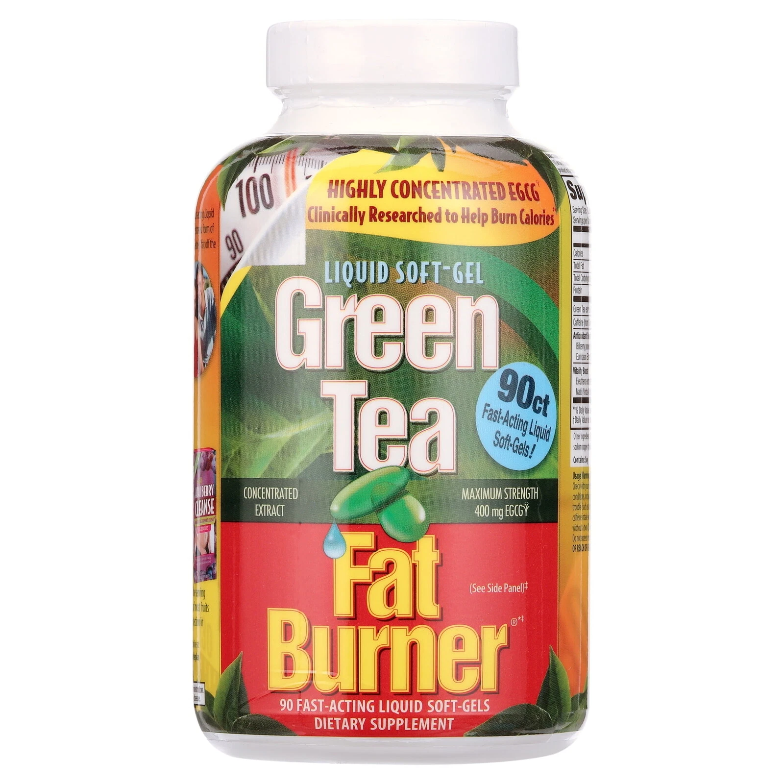 90 Capsules Green Tea Weight Loss Supplement Supply Antioxidant Protection