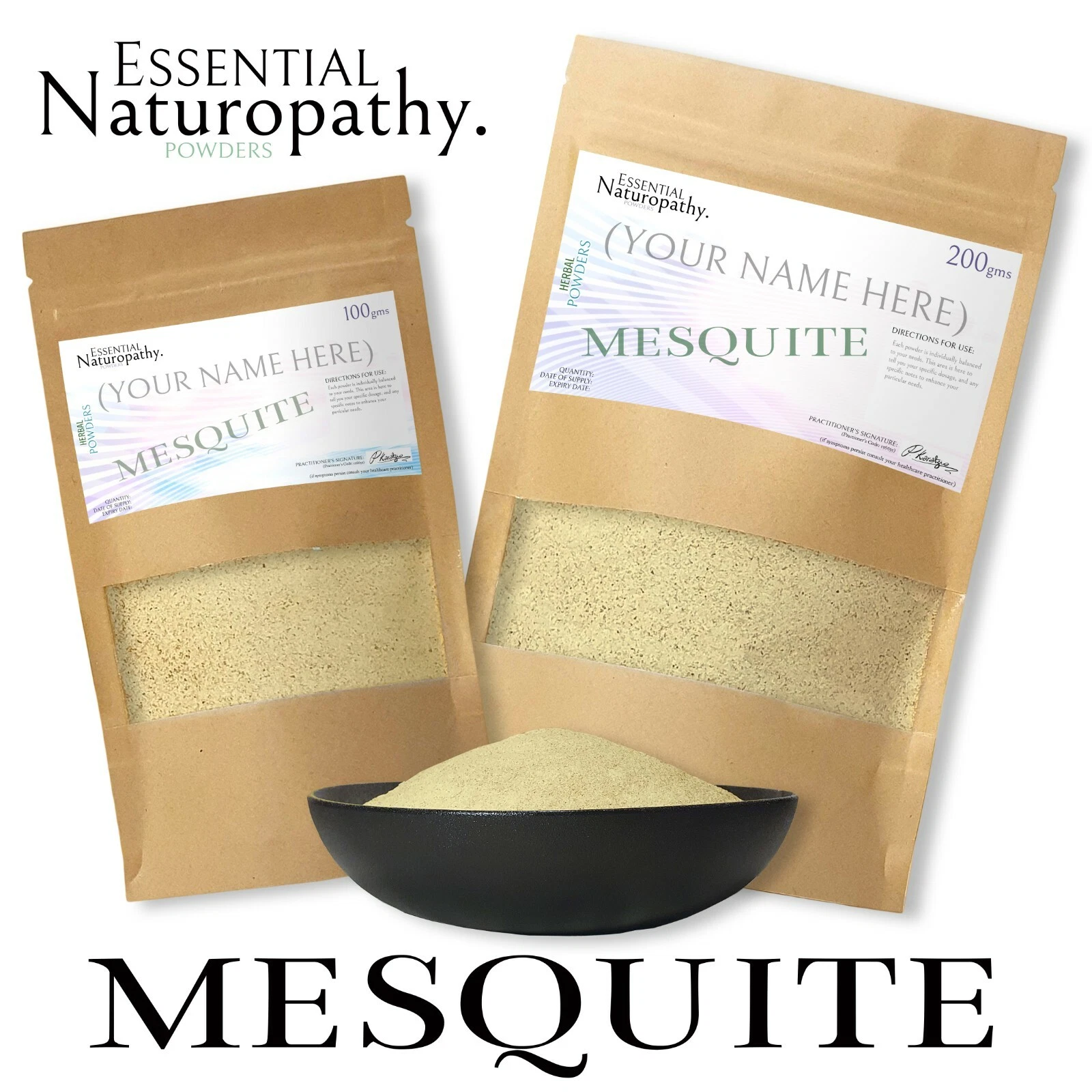 MESQUITE POWDER 100% Certified Organic PREMIUM PERUVIAN SUPERFOOD - High Quality