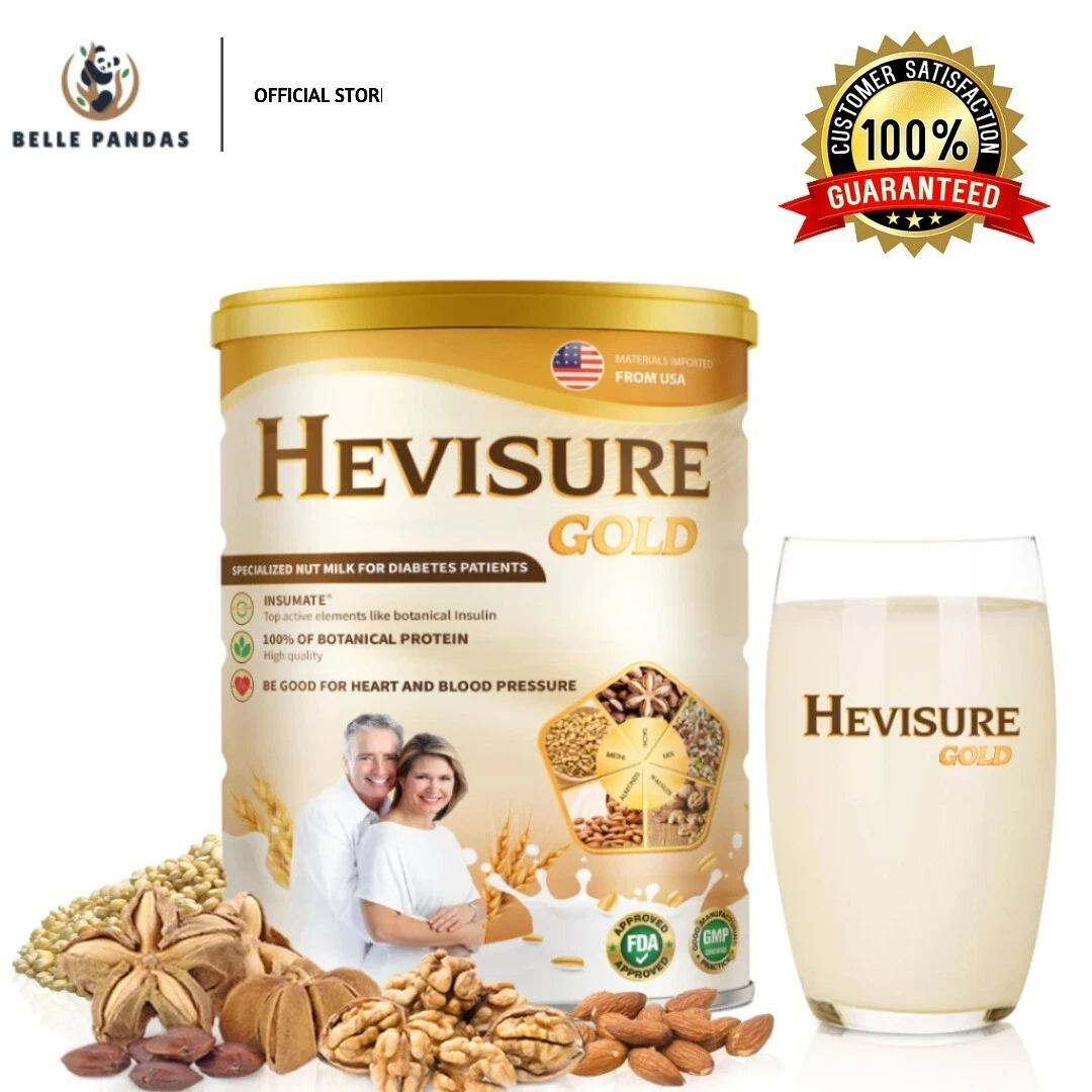 1 X Hevisure Gold Diabetic Milk Stabilize Blood Sugar Plant-Based 400g FREE SHIP