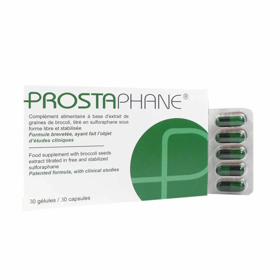 Prostaphane Sulforaphane 30 Capsules Stabilised Sulforaphane Supplement Nutrinov