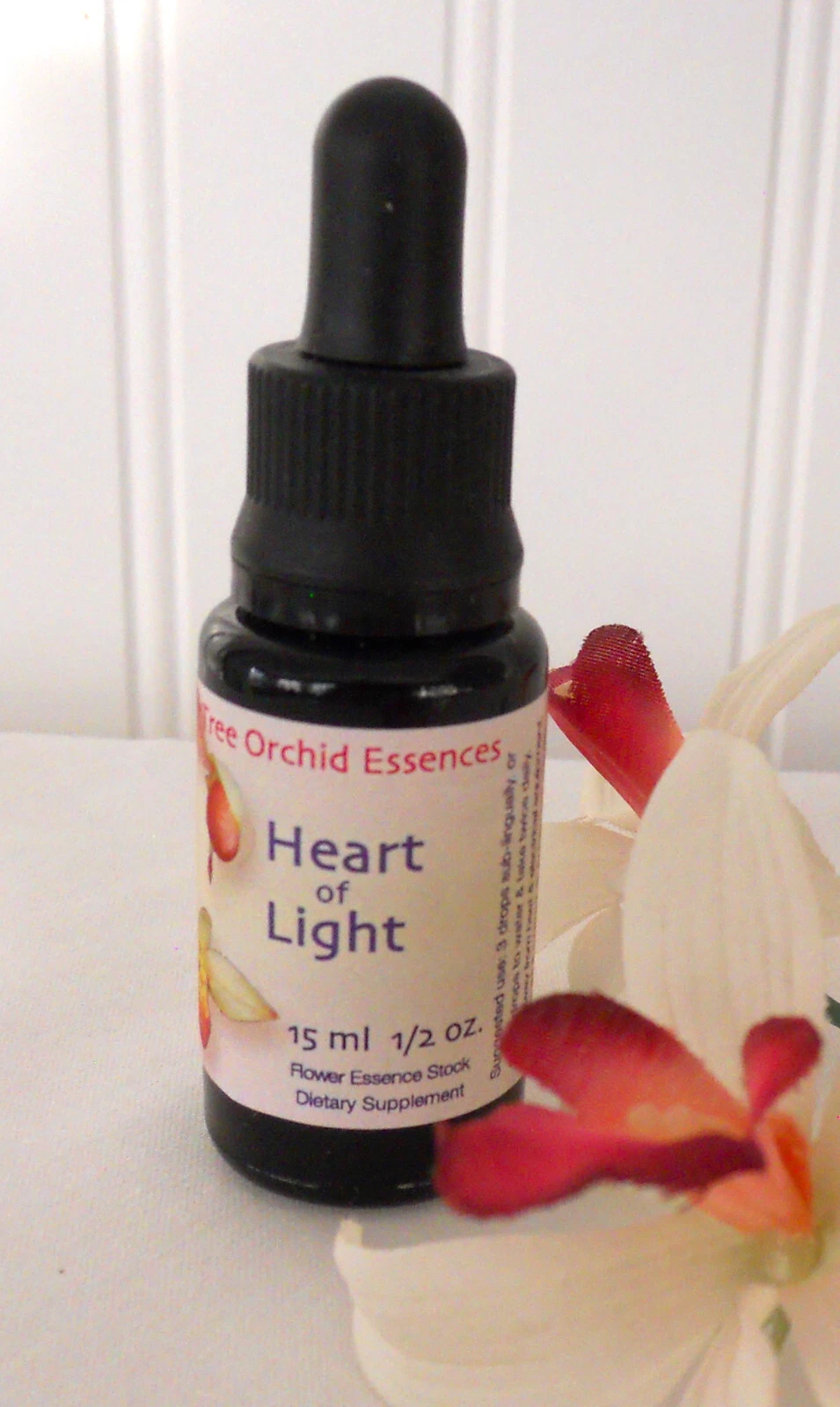 [285661099619] Living Tree Orchid Essences HEART of LIGHT 15 ml 1/2 oz Acts on Chakras