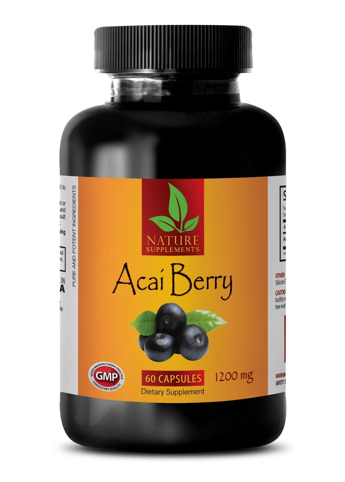 immune system cleanse - ACAI BERRY 1200mg - weight loss pill 1 Bottle 60 Capsule