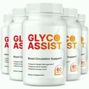 (5 Pack) Glyco Assist Glycogen Support Capsules, Advanced Blood Formula