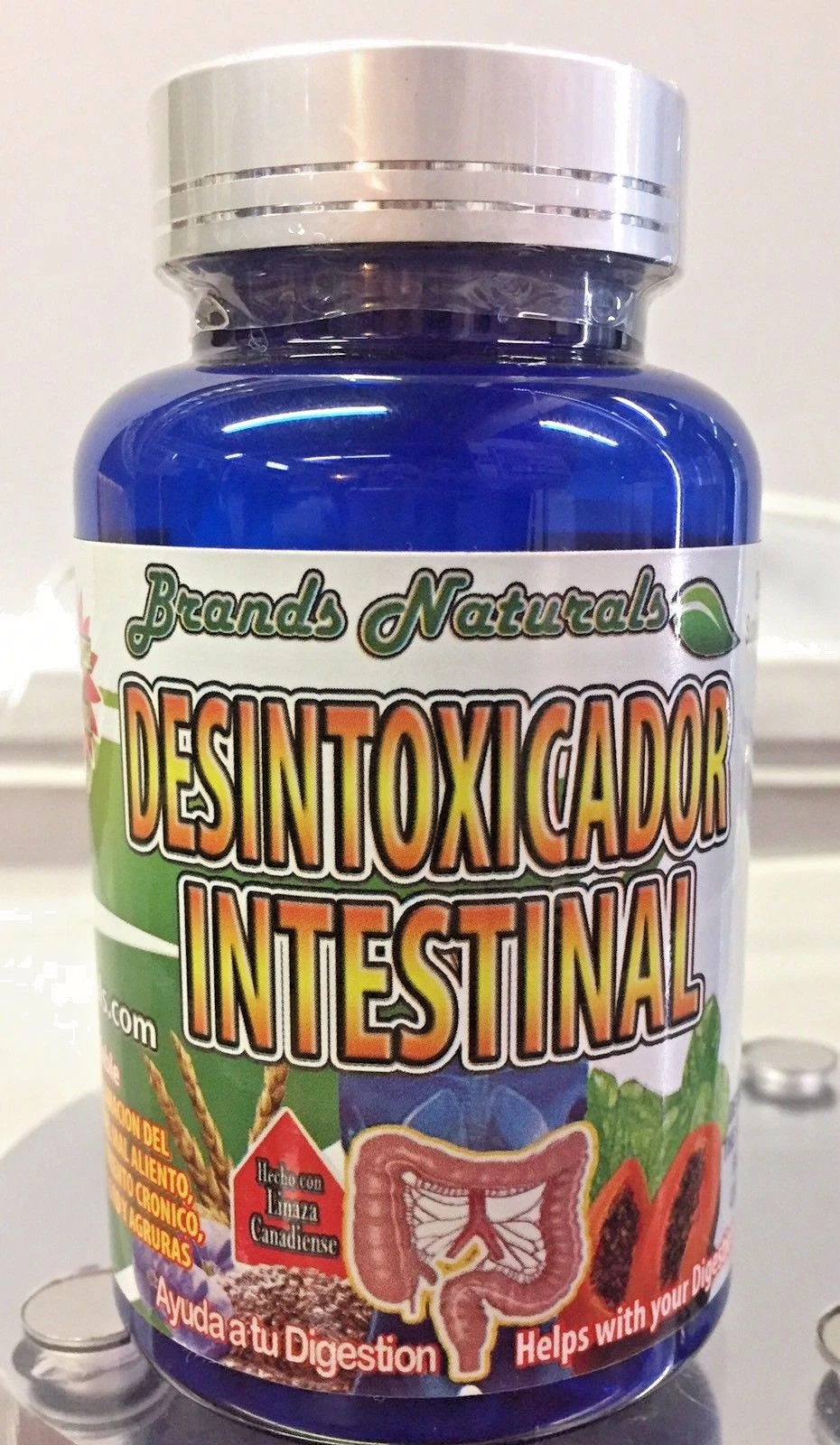 Brands Naturals Desintoxicador Intestinal Natural 100 Capsules for Digestion