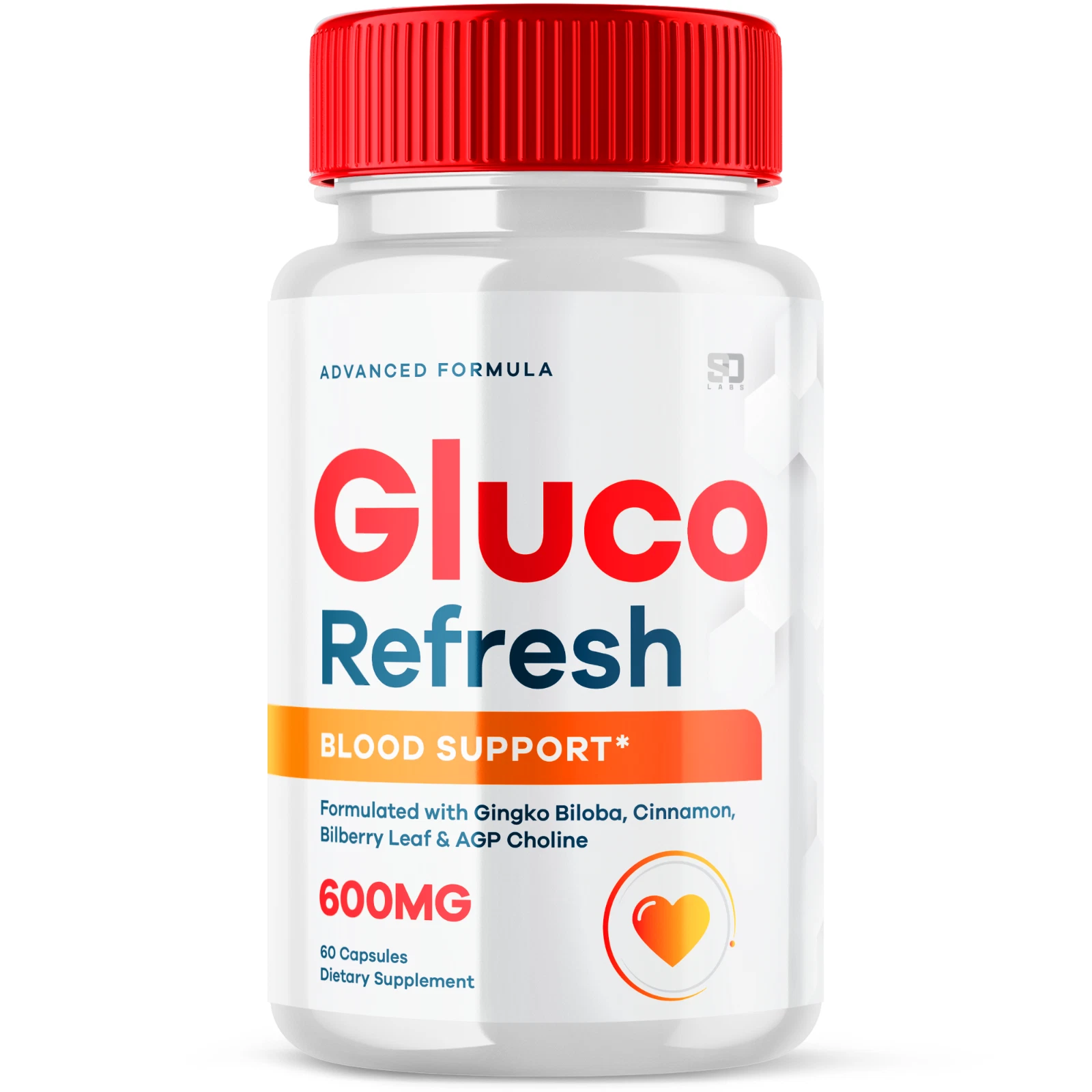 (1 Pack) Gluco Refresh Pills - Blood Sugar Health Support Formula - 60 Capsules
