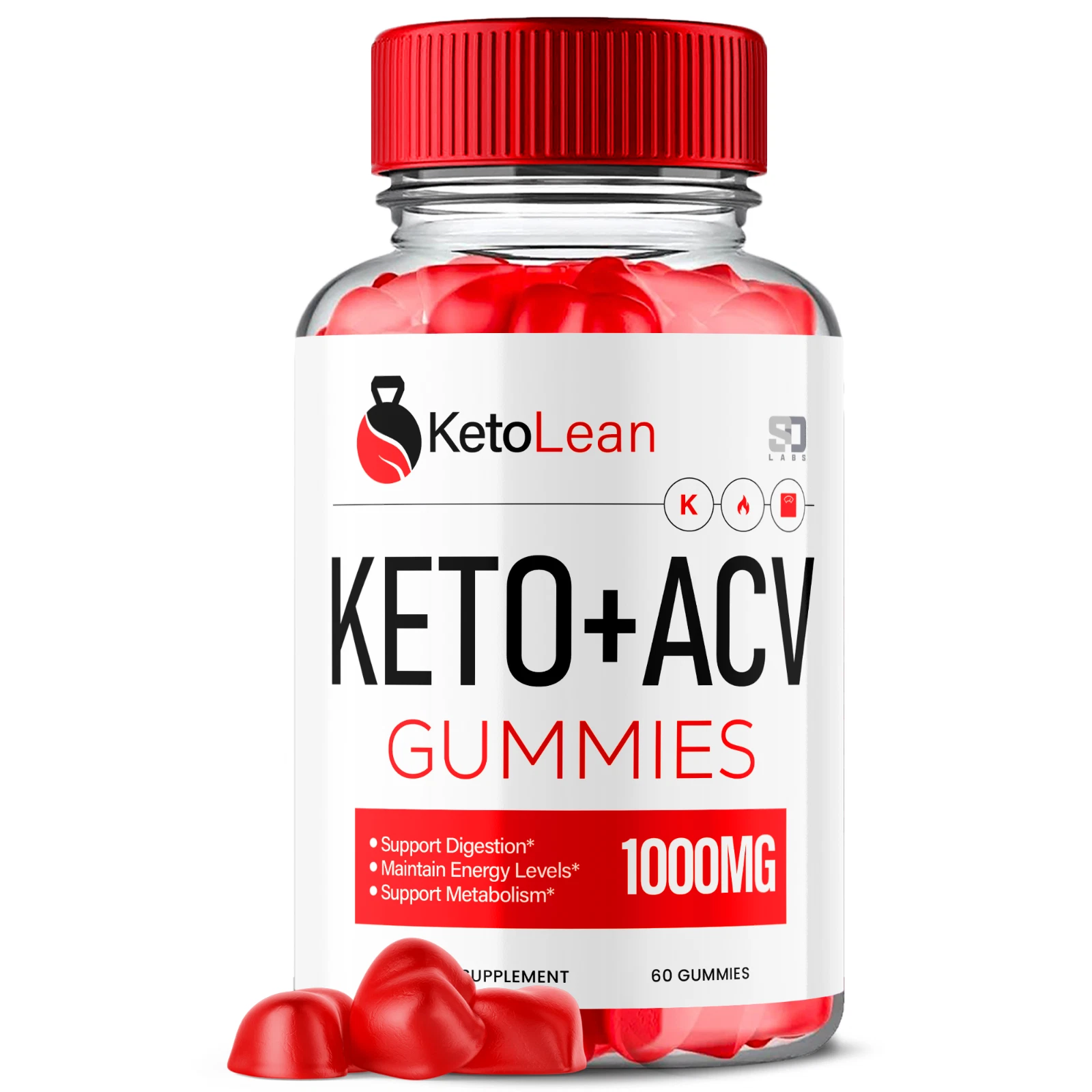 Keto Lean ACV Gummies - Maximum Strength for Body Shaping (1 Pack)