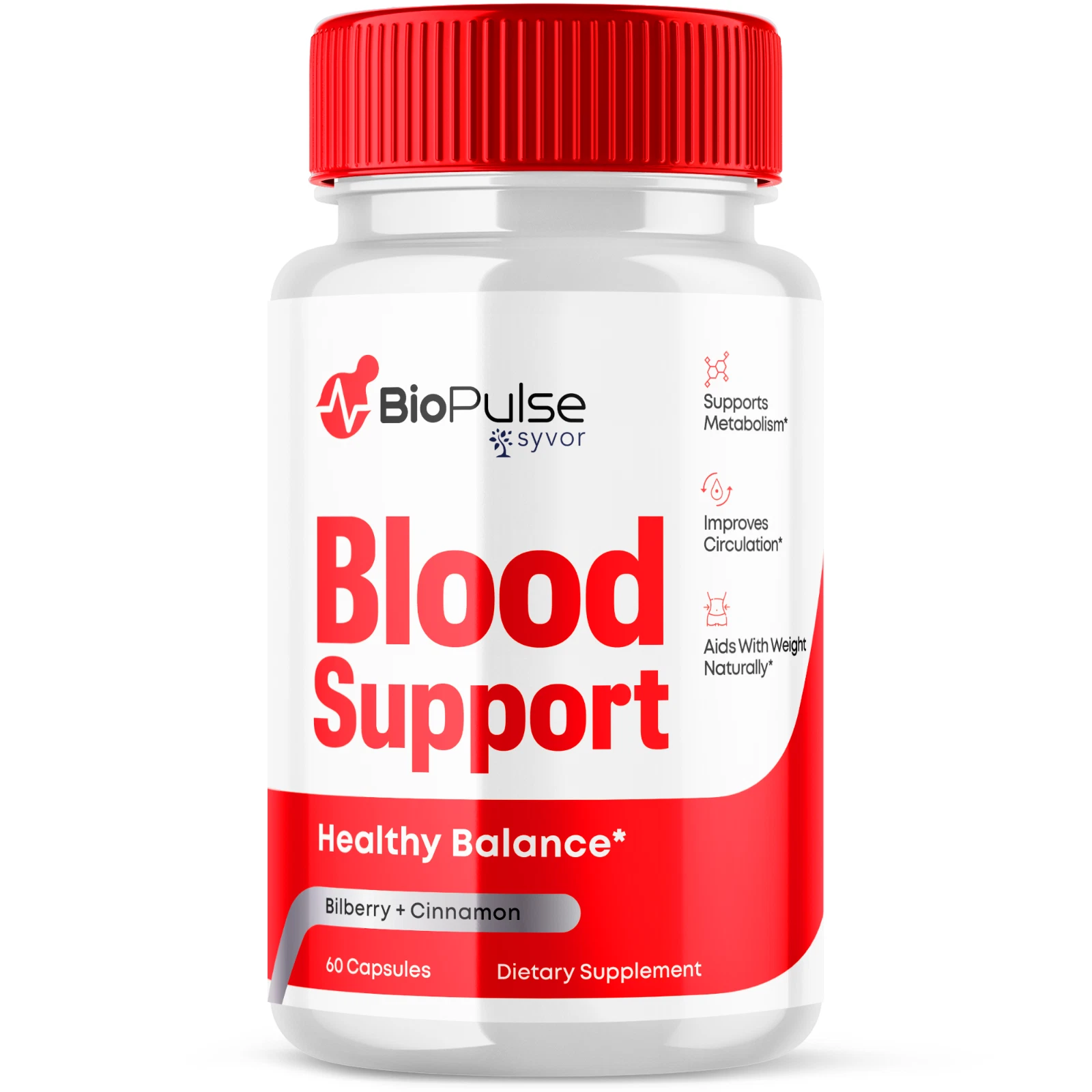 [286558484470] Biopulse Blood Support Advanced Formula Health & Wellness Supplement 60 Capsules