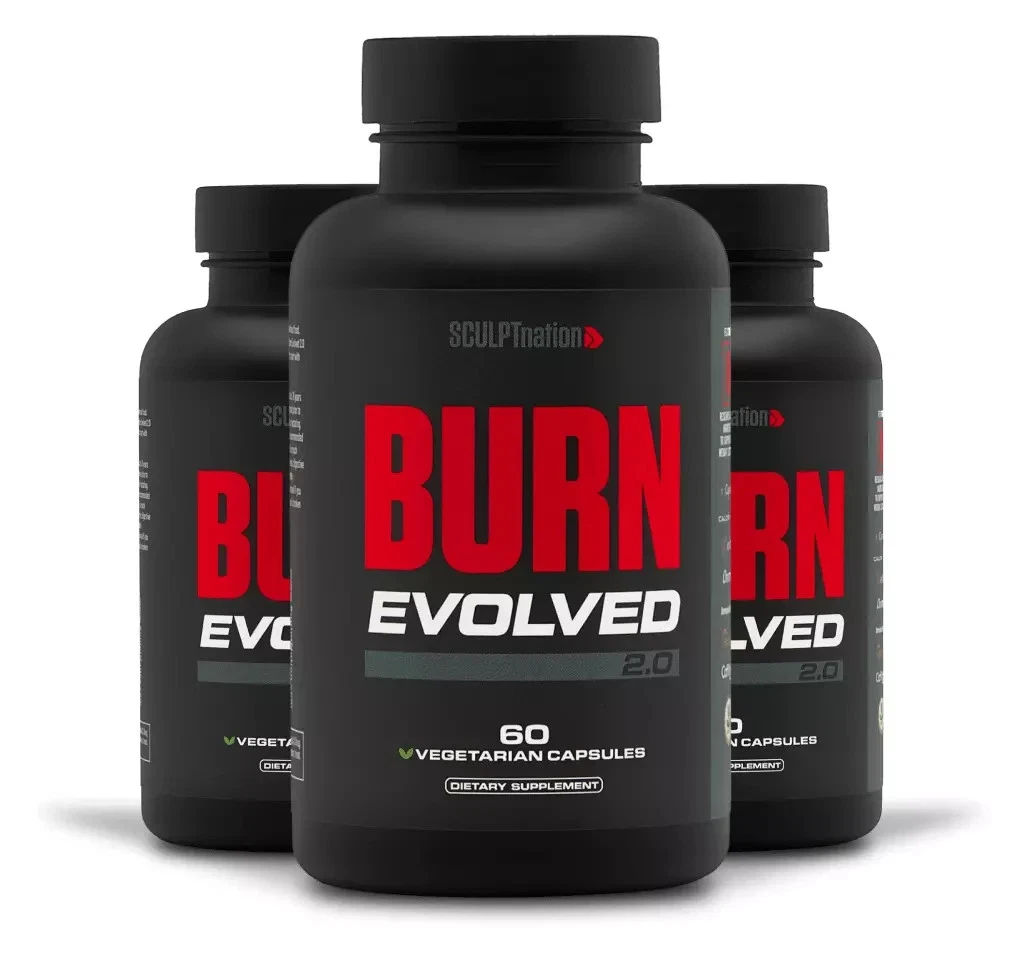 3/ pack Sculptnation Fat Burn Evolved Thermogenic Burner Weight Loss Hot...