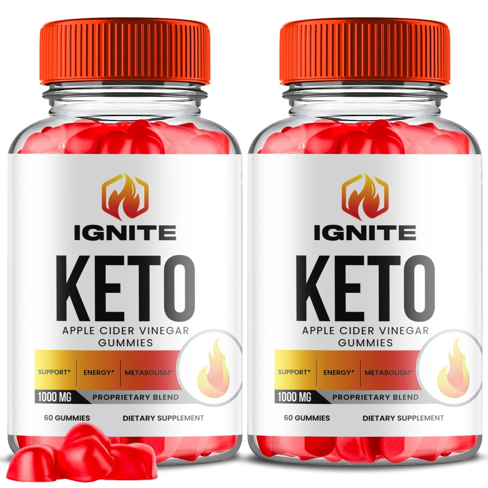 (2 Pack) Ignite Keto, Ignite Keto ACV Advanced Weight Loss Support (120 Gummies)