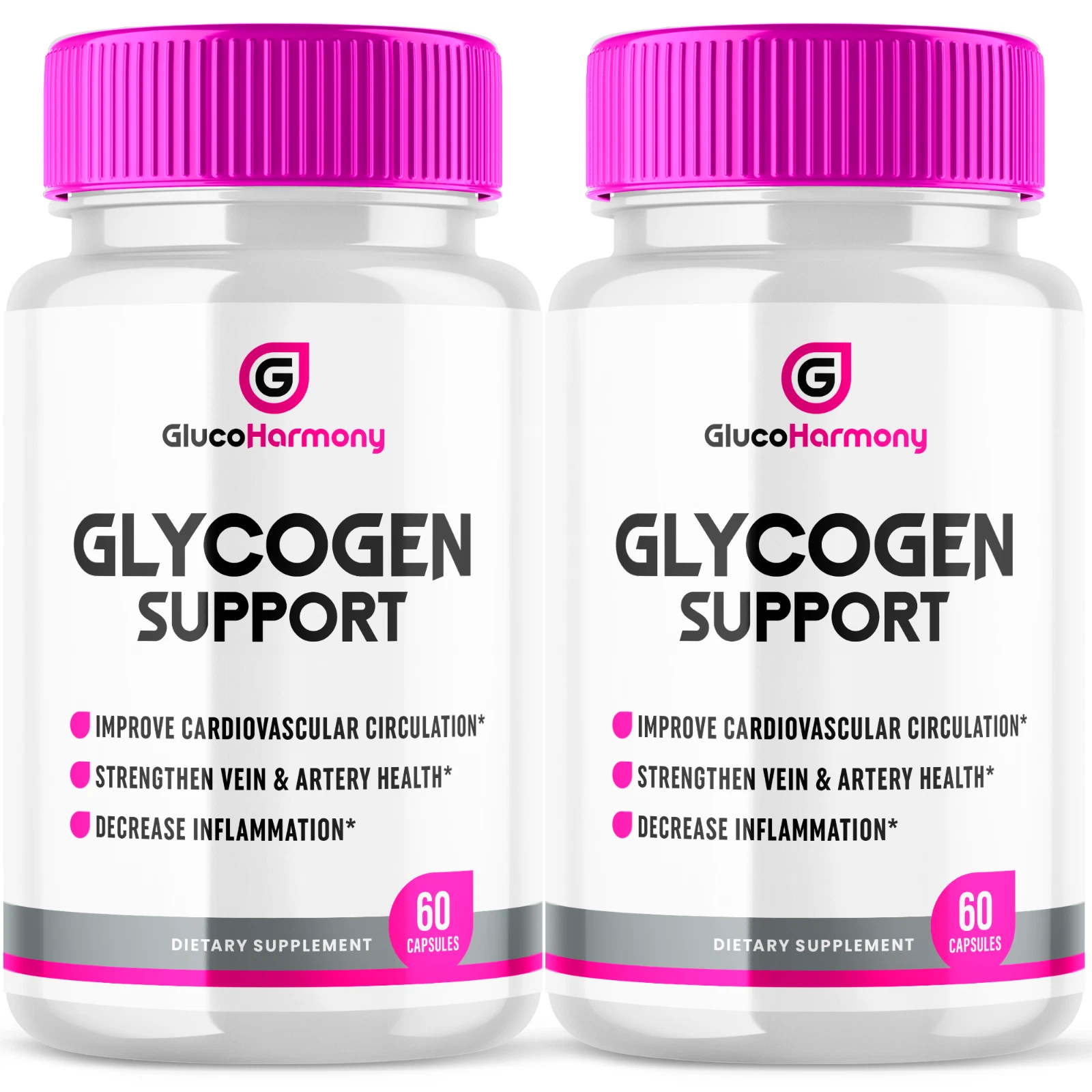 Gluco Harmony Advanced Formula Blood Support Balance Supplement 120 Capsules