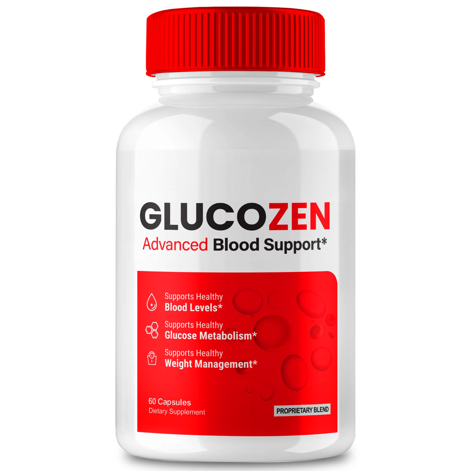 Glucozen Blood Capsules, Healthy Blood Support Supplement Pills 60ct