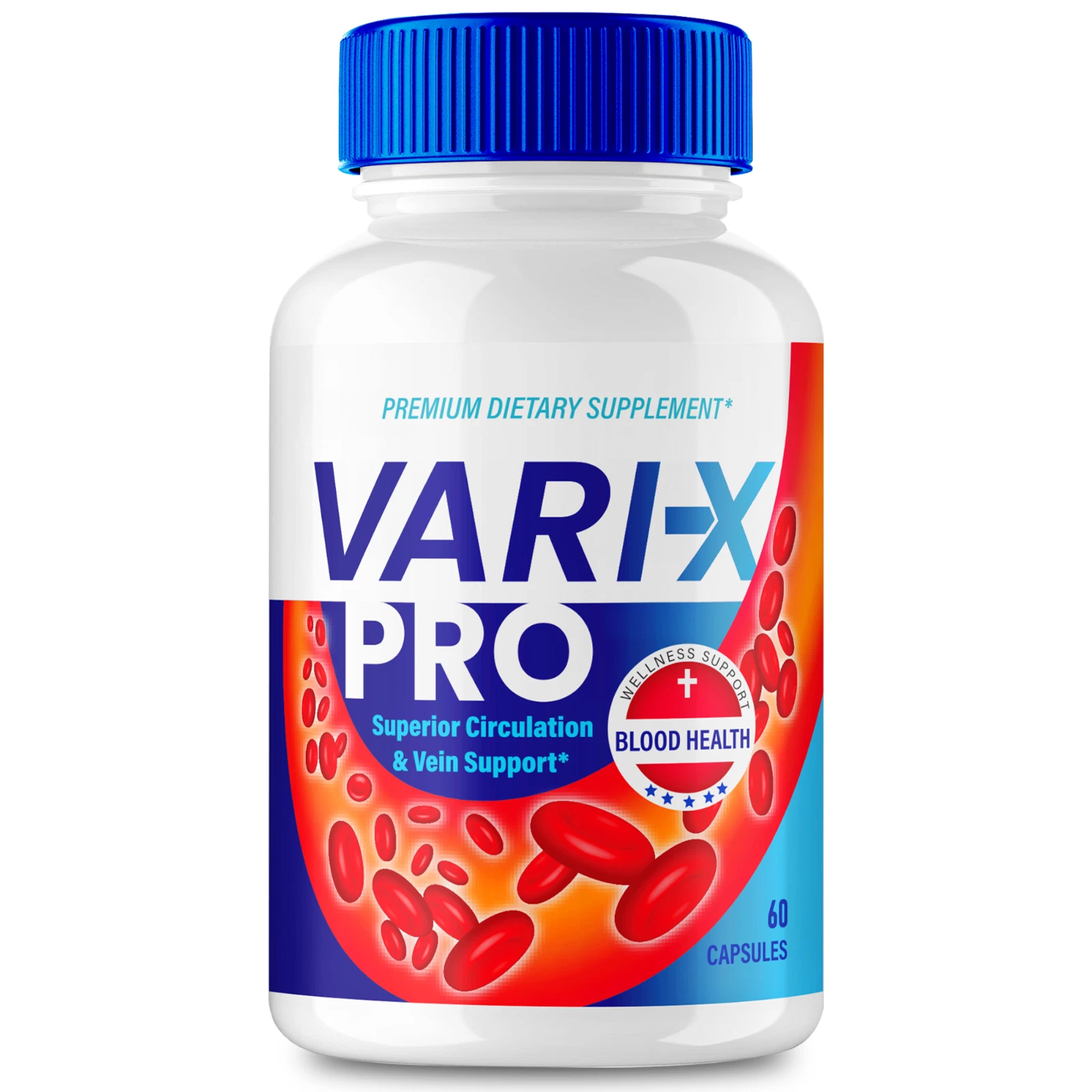 Vari-X Pro Blood Sugar Support, Vari X Pro Blood Circulation Pills 60ct