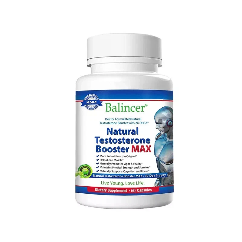 Testosterona 60 Capsules, Testosteron Booster Monster Test for Men