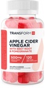 TransformHQ Apple Cider Vinegar Gummies (120 Servings, 500mg Per Serving)