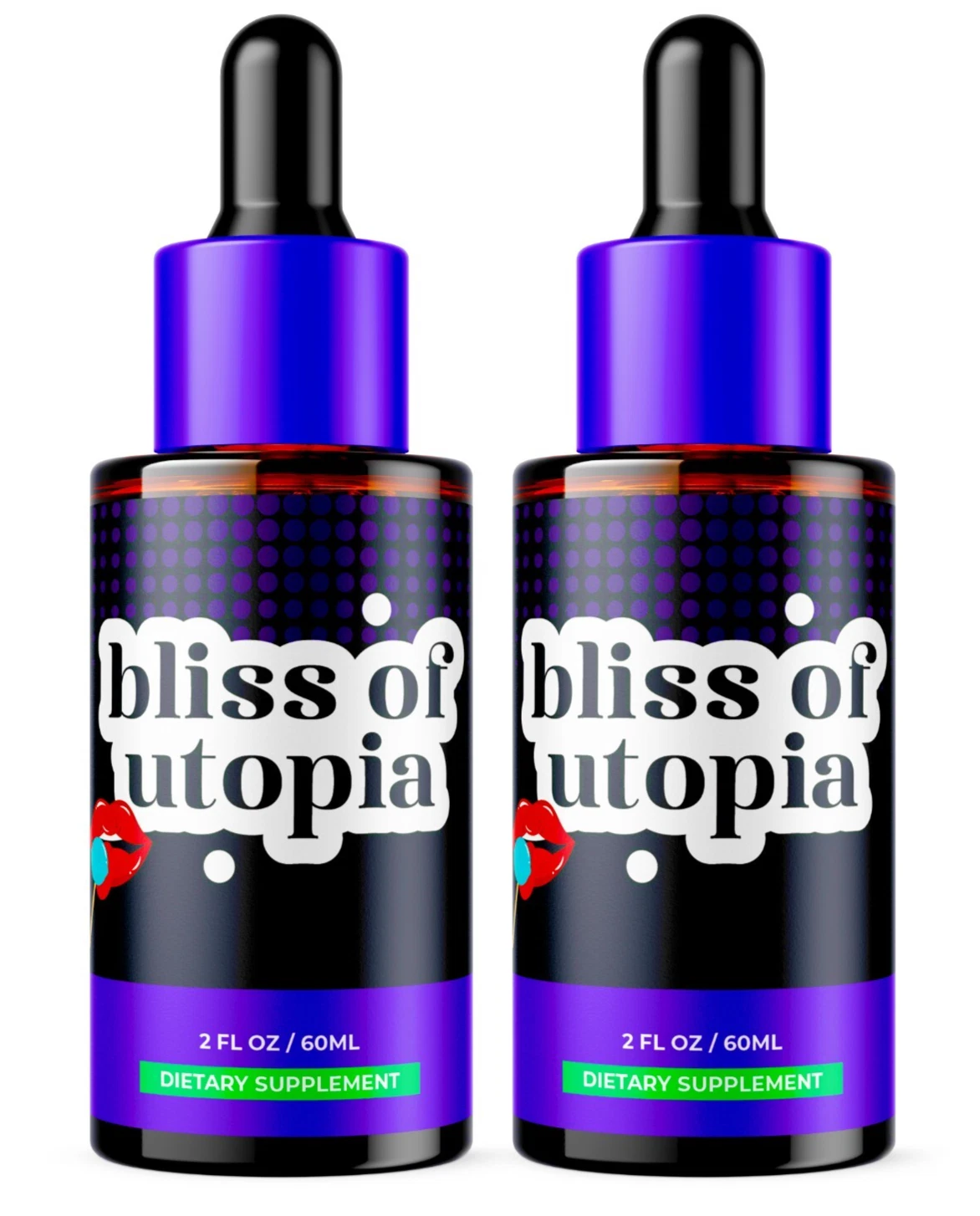 Bliss Of Utopia Drops, Bliss Of Utopia for ED, ORAL DROPS Supplement 2 Bottles