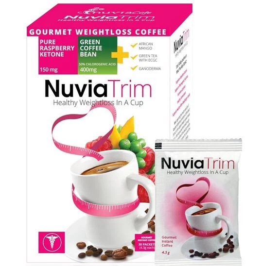 Nuvia Trim Coffee - Gourmet Instant Coffee for Weight Loss