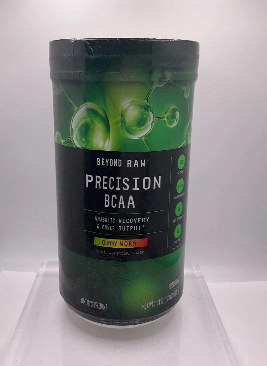 BEYOND RAW Precision BCAA: Gummy Worm - 30 Servings Exp 02/26