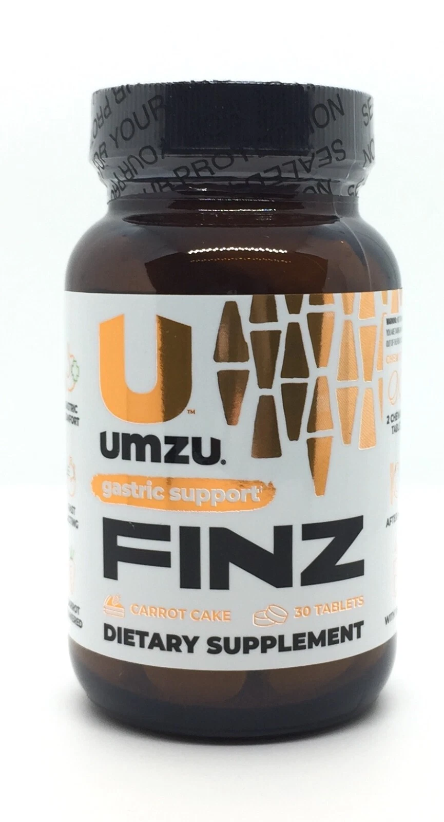 UMZU FINZ Gastric Support Supplement 30 Tablets New Sealed