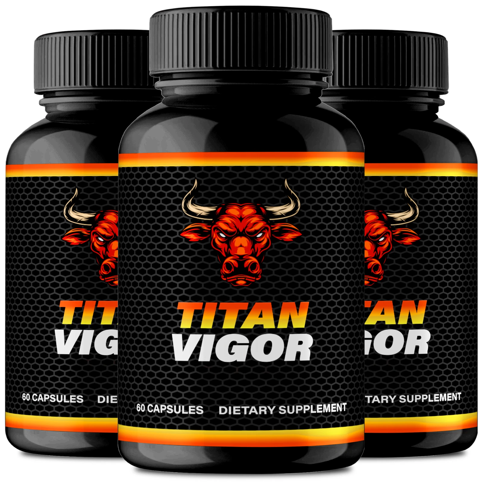 (3 Pack) Titan Vigor Male Capsules, TitanVigor for Men Endurance and Stamina