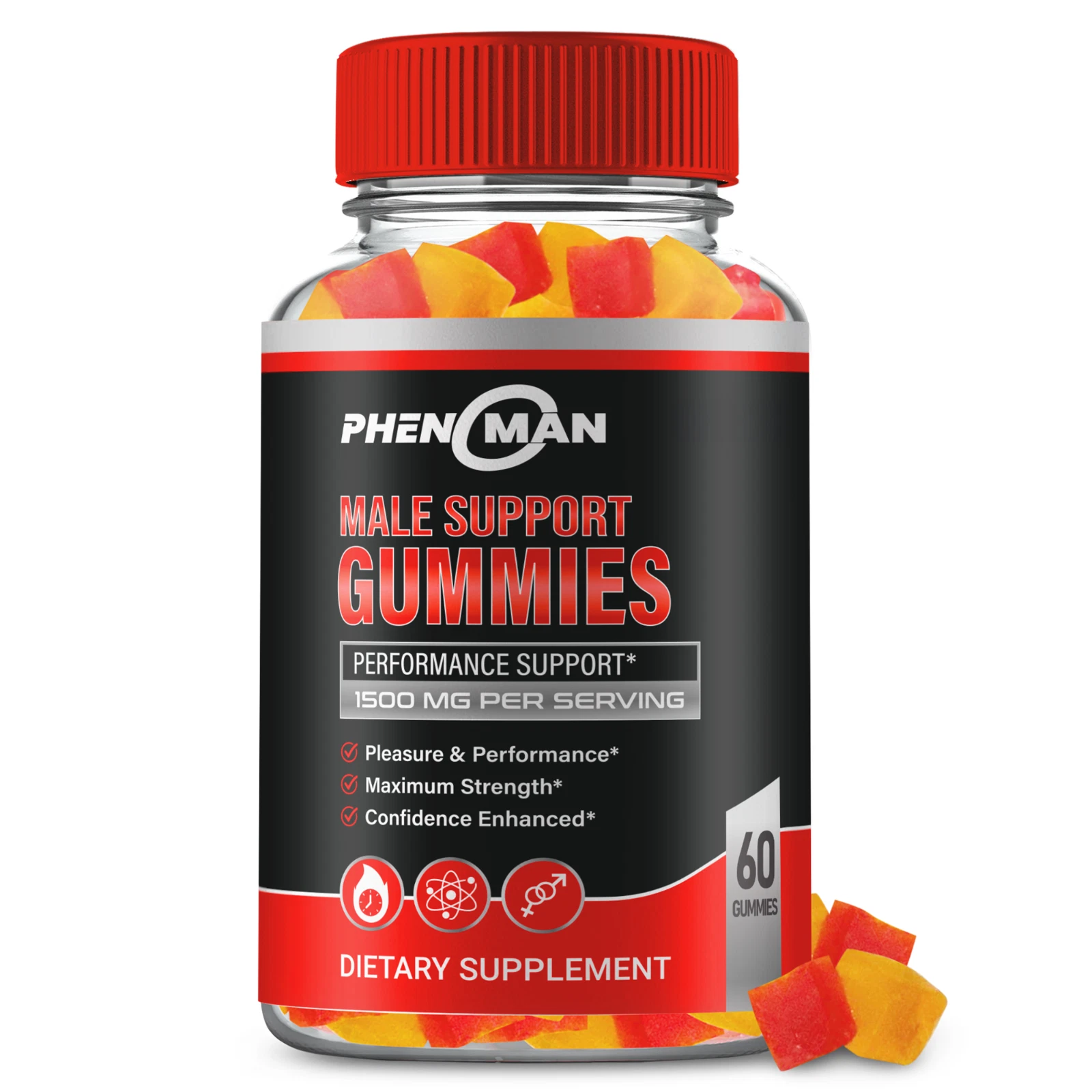 [176623536292] Phenoman Gummies, Phenoman Gummy for Health and Wellness Support 60ct