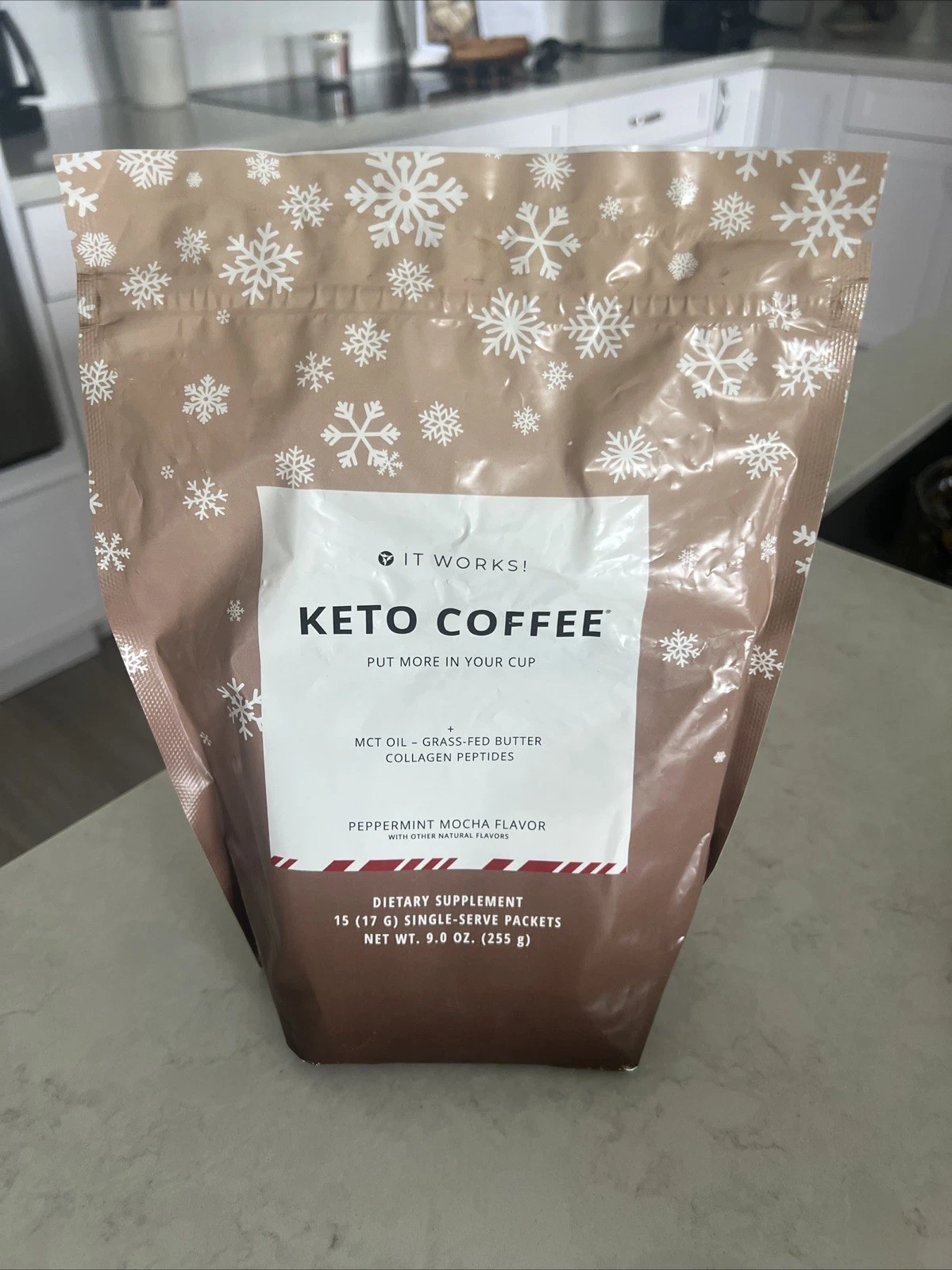 It Works! Keto Coffee Peppermint Mocha - New - Exp. 8/26