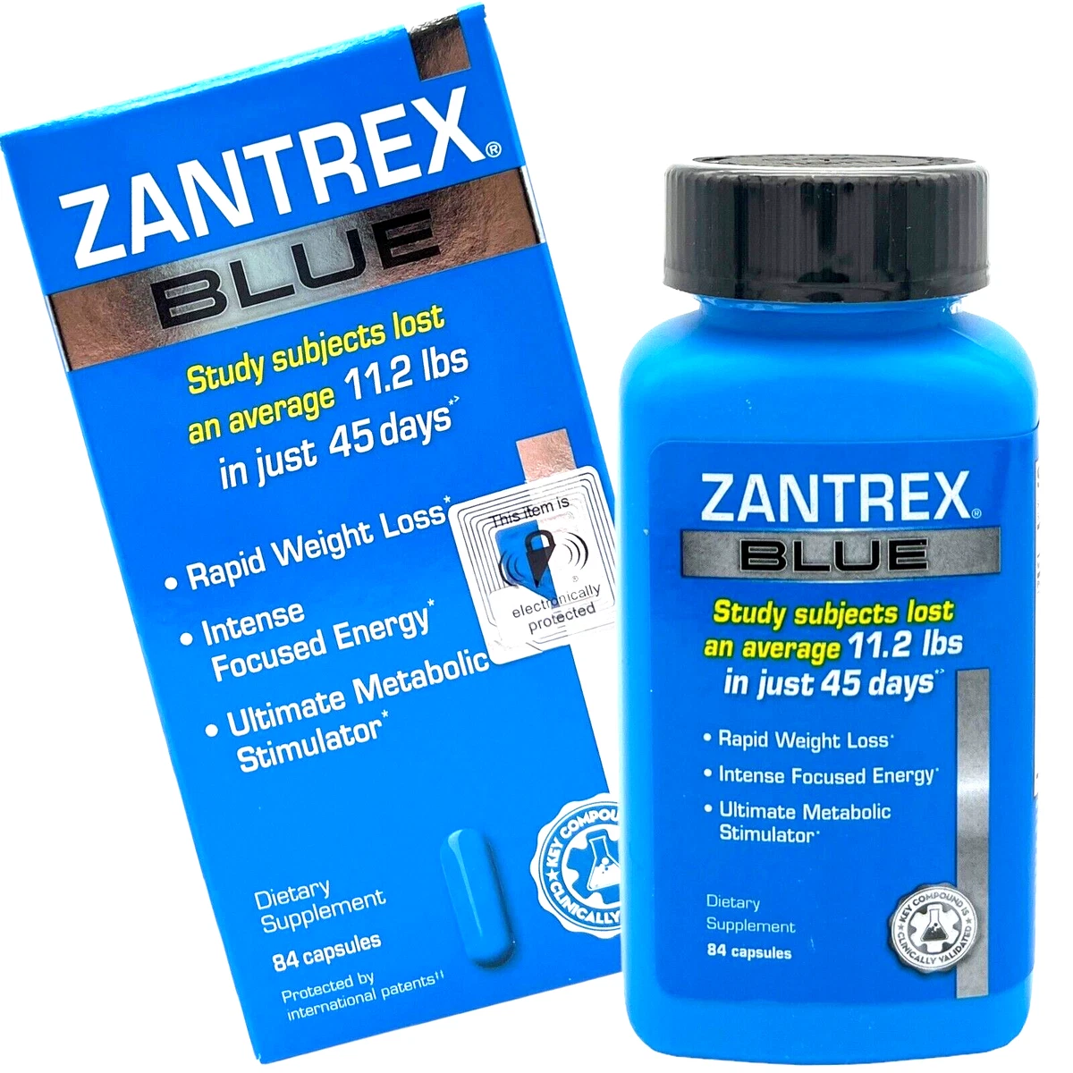 Zantrex BLUE Fast Weight Loss Supplement 84 Capsules Exp 2026