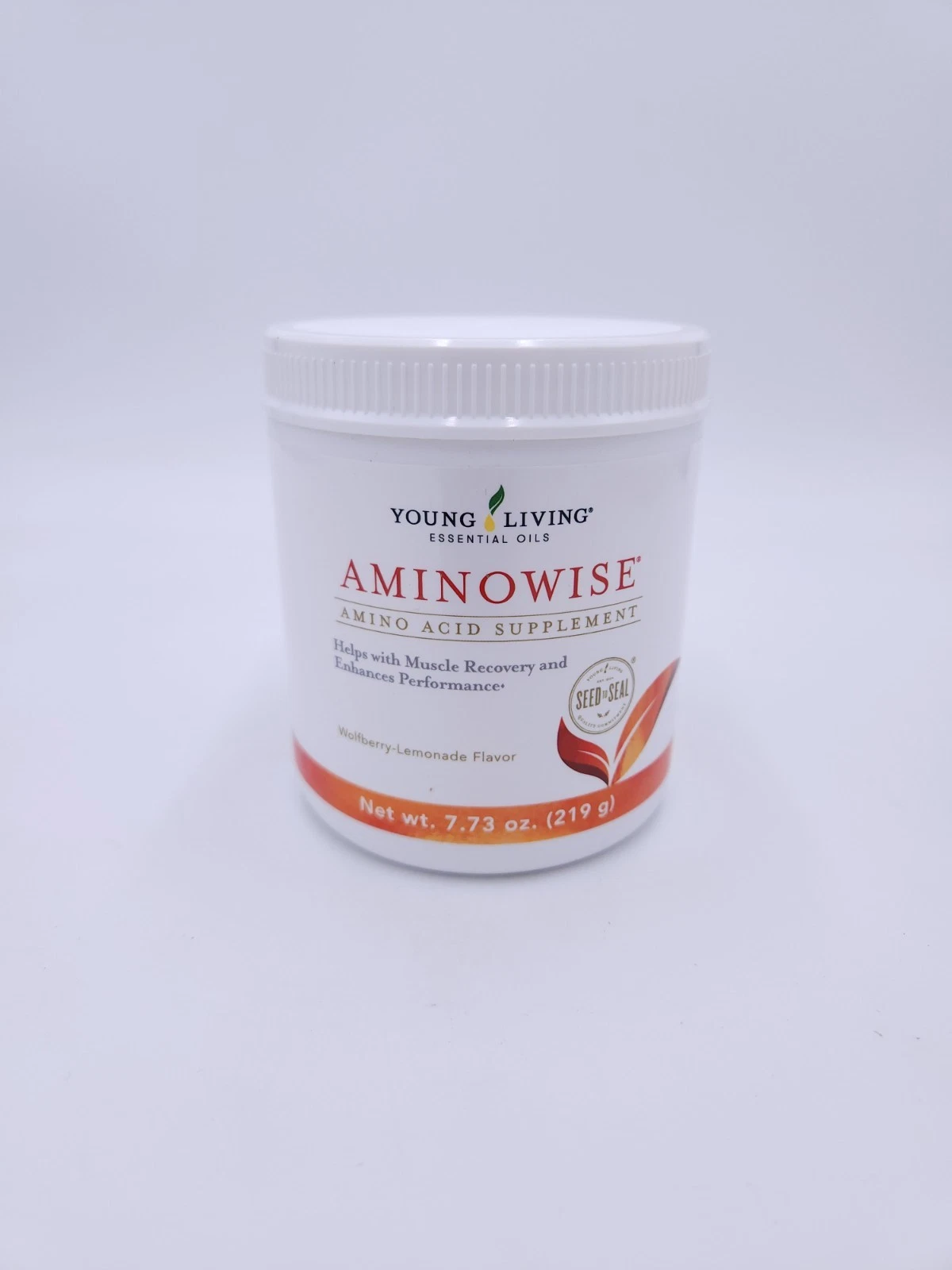 [317065318669] Young Living AminoWise 7.32 Oz Amino Wise Wolfberry Lemon Powder Supplement (S7)