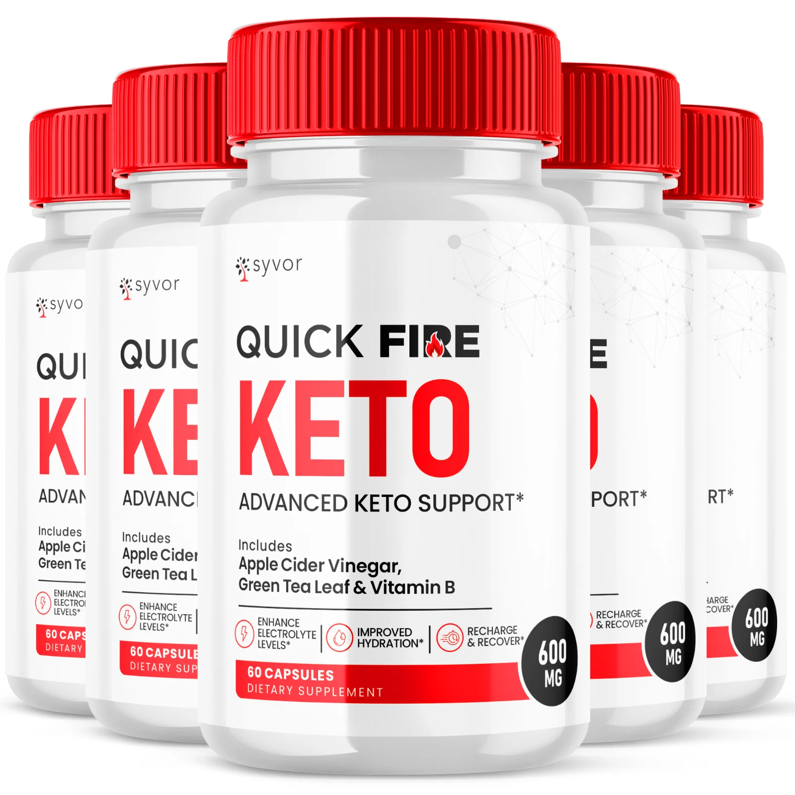 Quick Fire Keto Pills Advanced Weight Loss Support Maximum Strength 300 Capsules