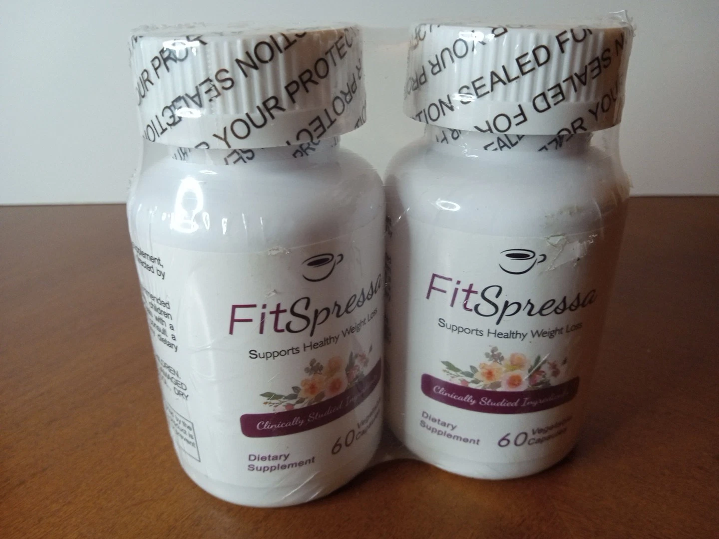 [297400441756] Fitspresse Supports Weight Loss 60 Capsules 2pk Lot