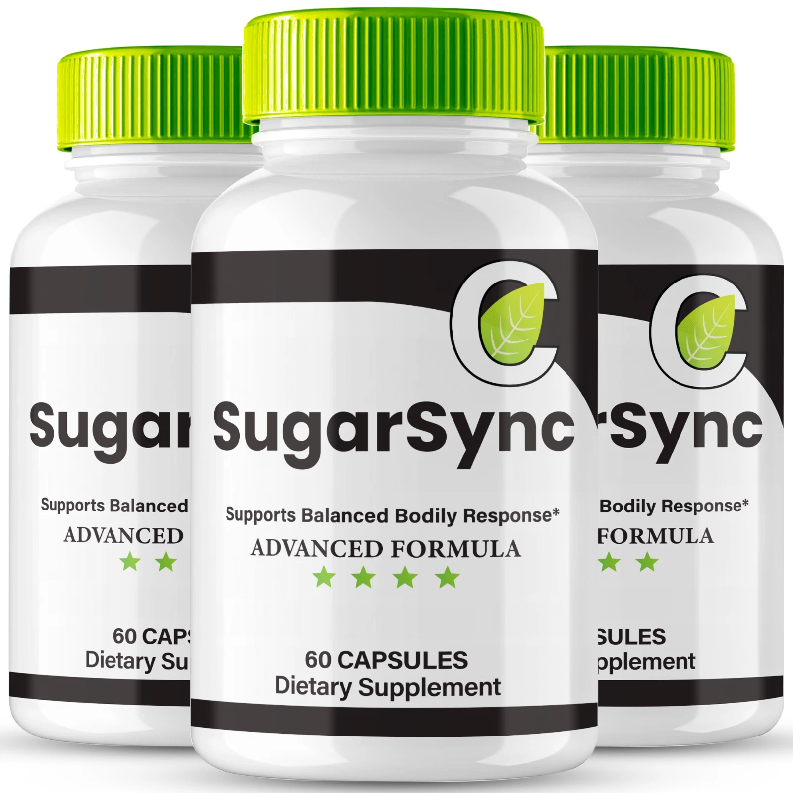 (3 Pack) SugarSync Glyco Optimizer, Sugar Sync Gluco, Cleanse & Detox Formula