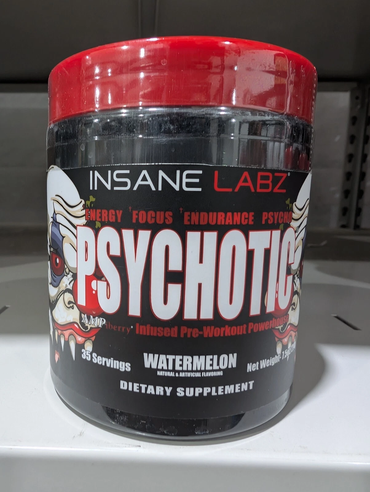 Insane Labz Pre Workout Powder Watermelon Flavor 30 Serv *EXP 10/31/25*