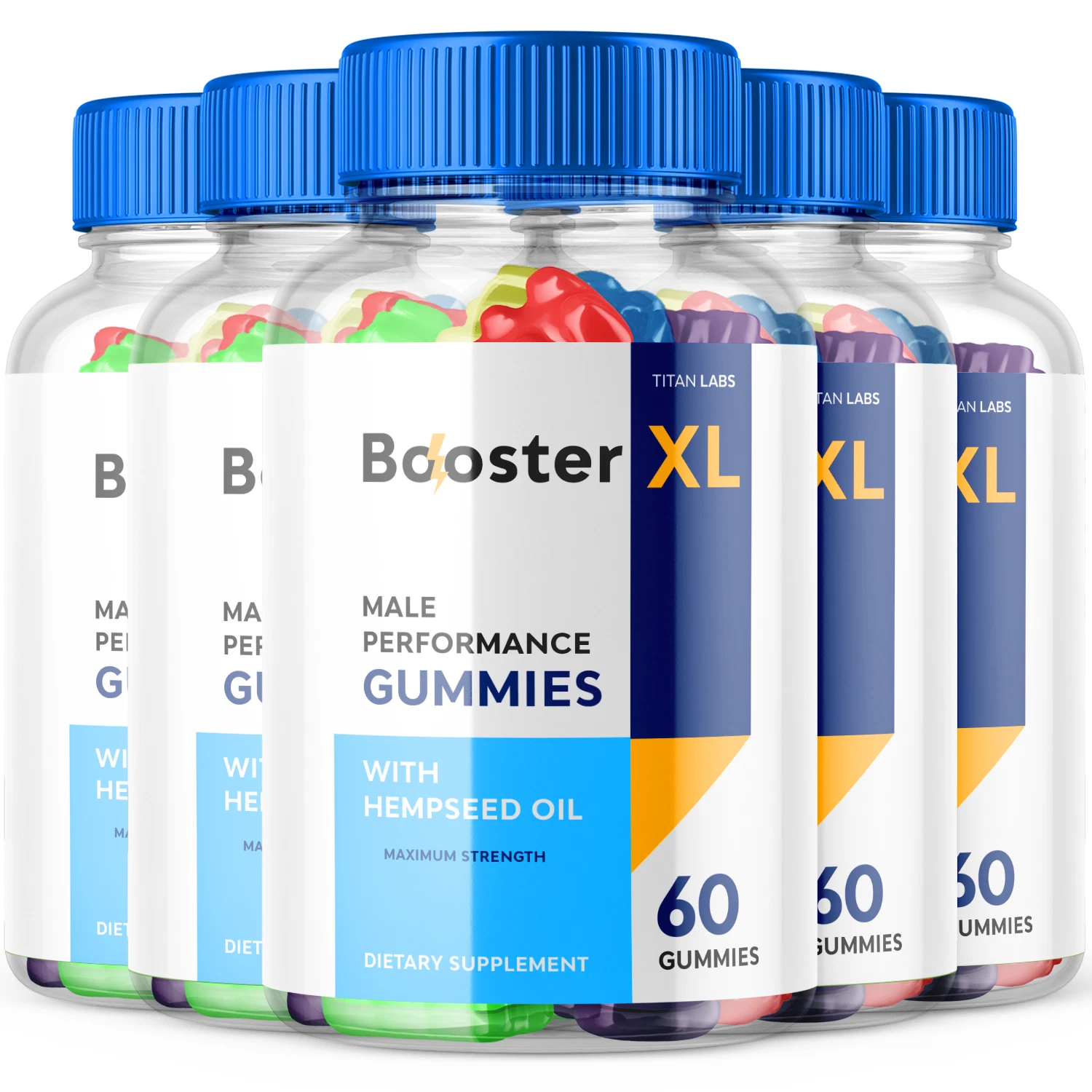 Booster XL Male Gummies - Maximize Vitality and Performance (5 Pack)