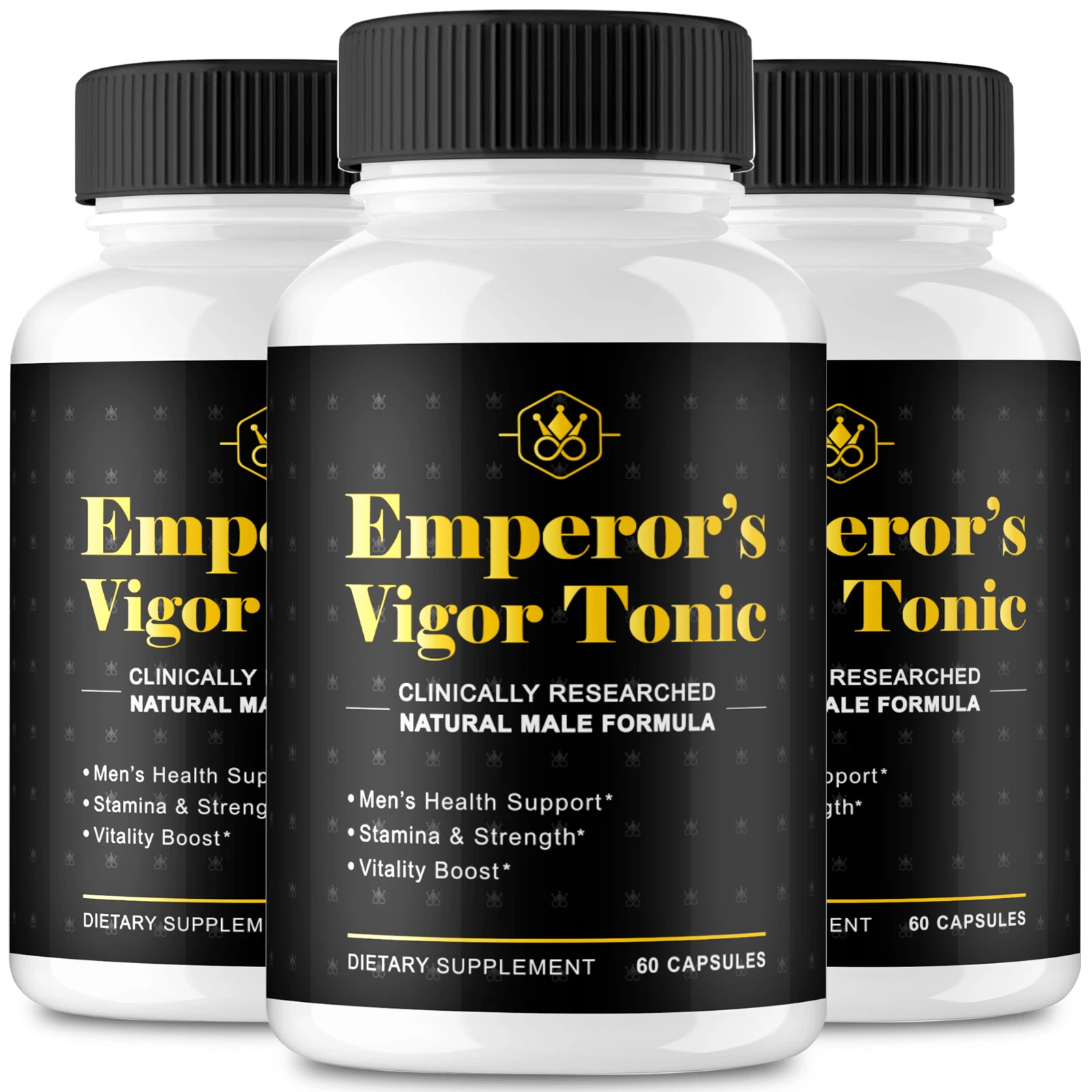 [176400592198] Emperor's Vigor Tonic Mens Health Supplement - Official Formula (3 Pack)
