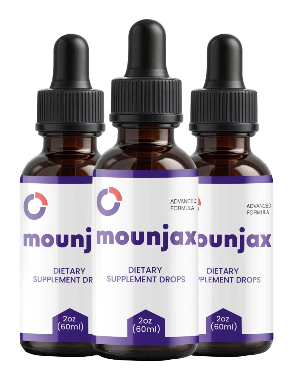 (3 Pack) Mounjax Drops for Weight Loss, Advanced Fat-Burning Support Formula