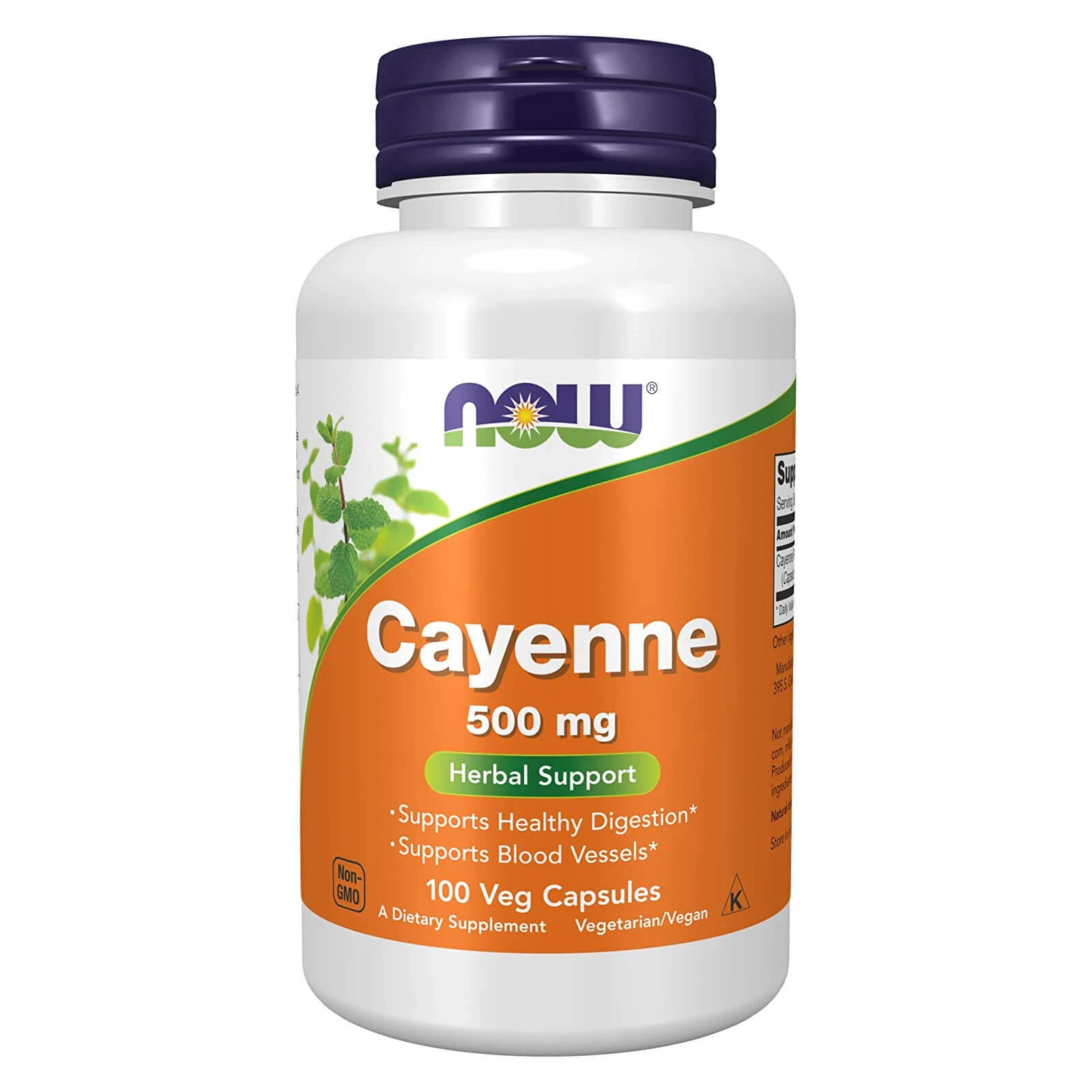 NOW FOODS Cayenne 500 mg 100 Veg Capsules