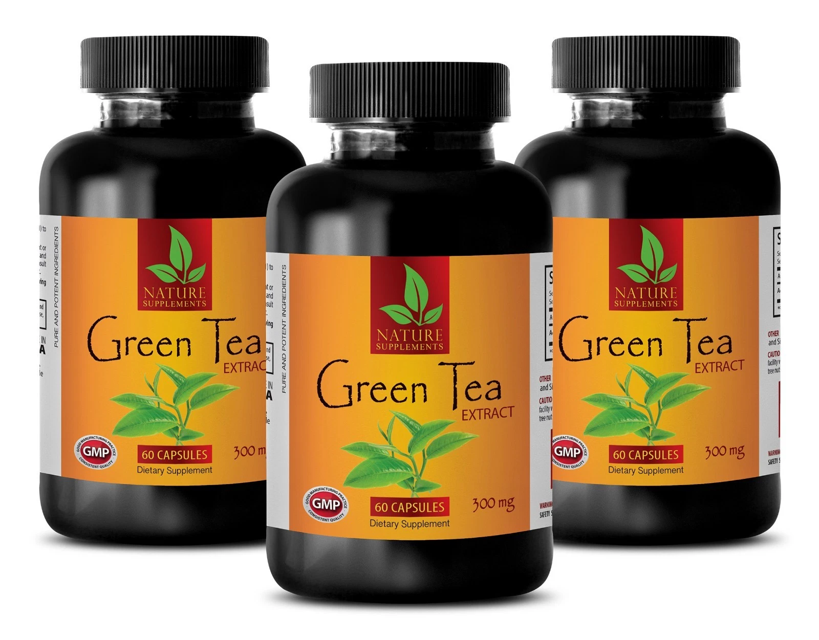 Organic Green Tea Lief Extract - Green Tea Extract Pills 300mg - Glowing Skin 3B