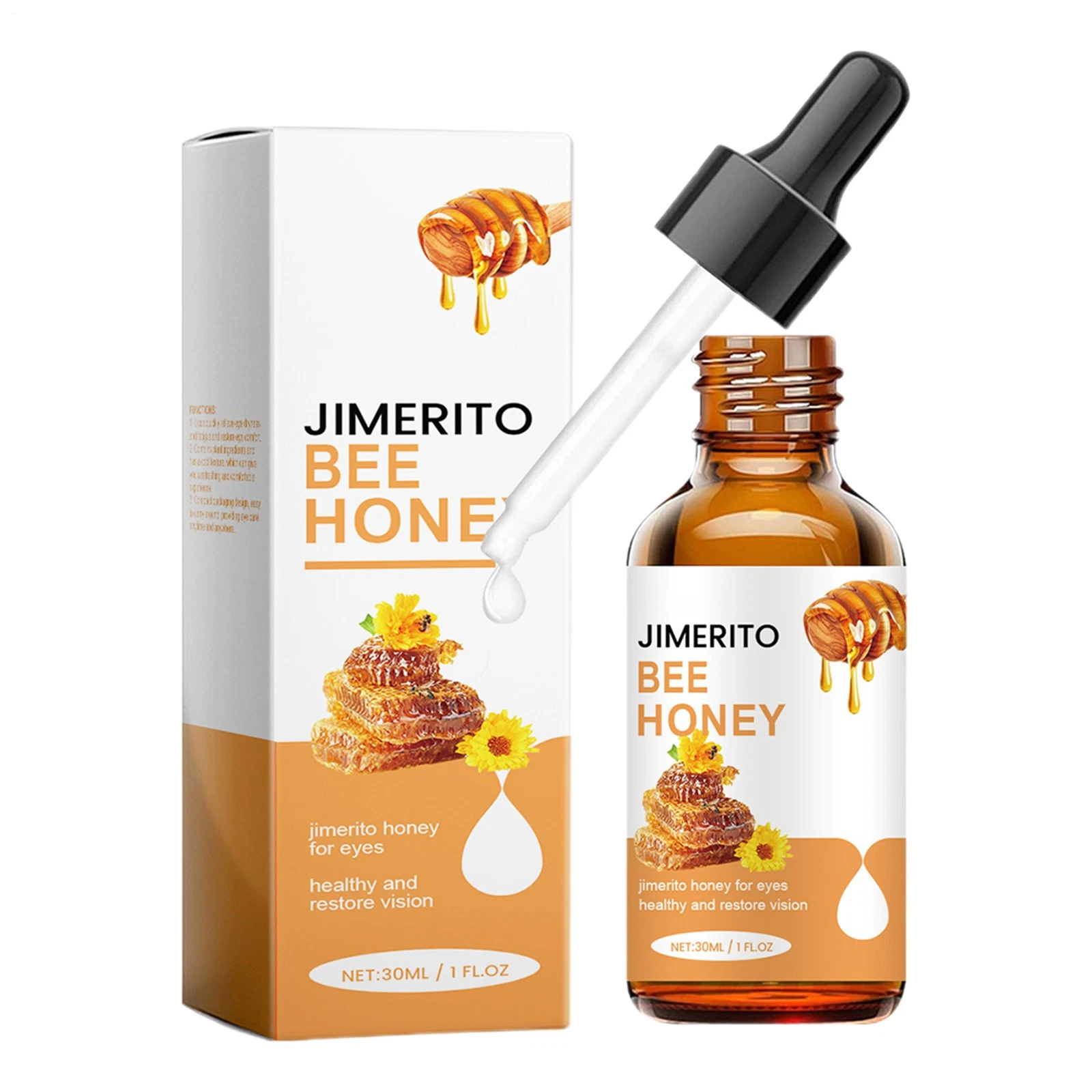 Jimerito Bee Honey for Eyes Jimerito Clear Eye Drops for Eyes Strain Red Eyes