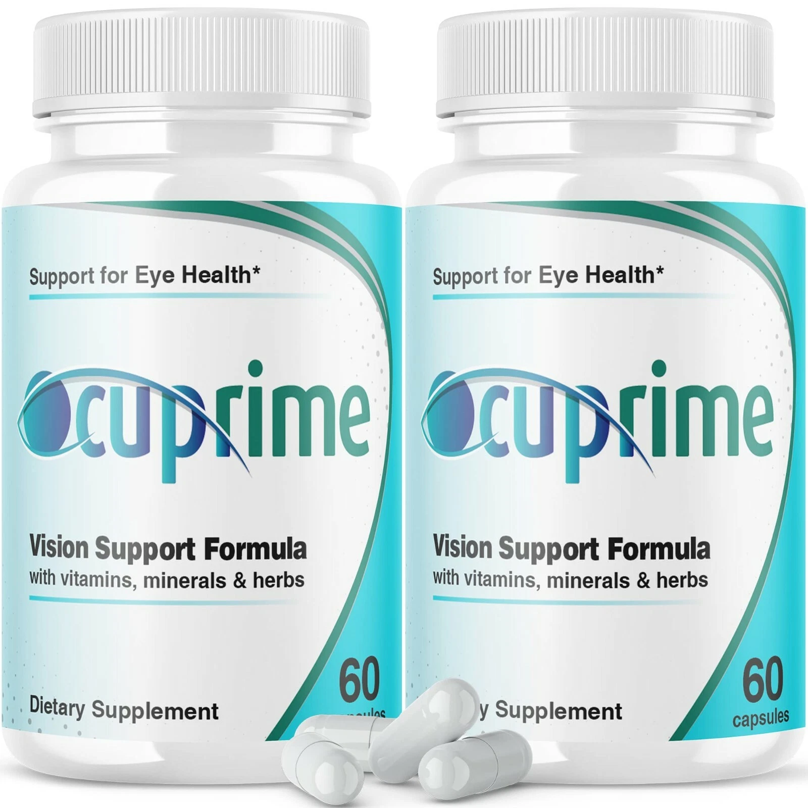 Ocuprime for Eyes Supplement Vision Pills (2 Pack - 120 Capsules)
