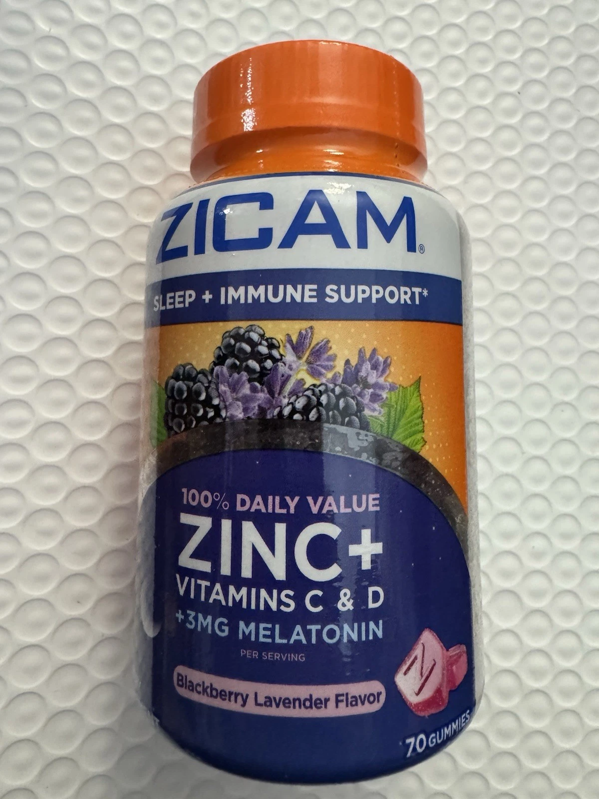 [326654669976] Zicam Sleep + Immune Support* Blackberry Lavender (70 gummies) Exp 12/25
