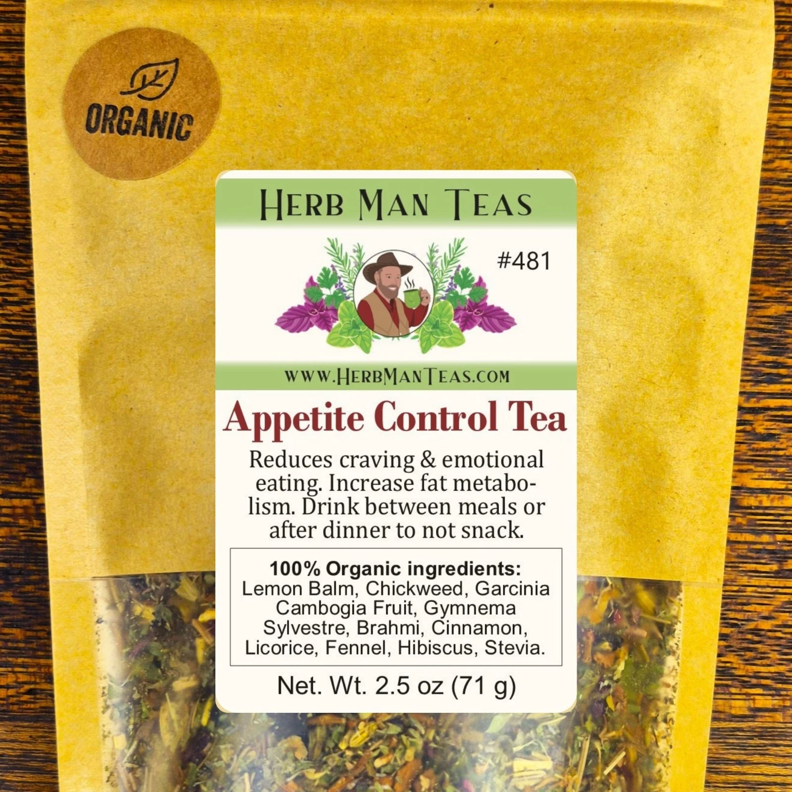 APPETITE SUPPRESSING TEA - reduces cravings, emotional eating & snacking!