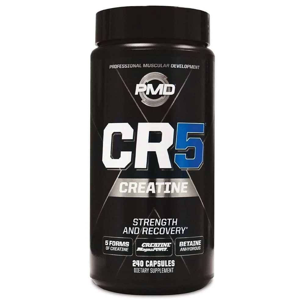 PMD CR5 Premium Creatine Supplement - 240 Capsules