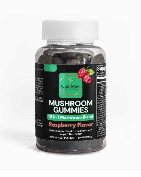 Mushroom gummies | High Potency | The Best Organic 10 Mushroom Blend.