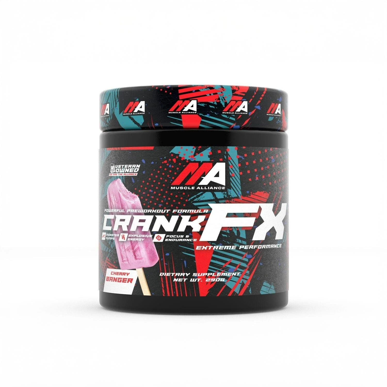 [235948921414] CRANK-FX Preworkout Cherry Banger Flavor