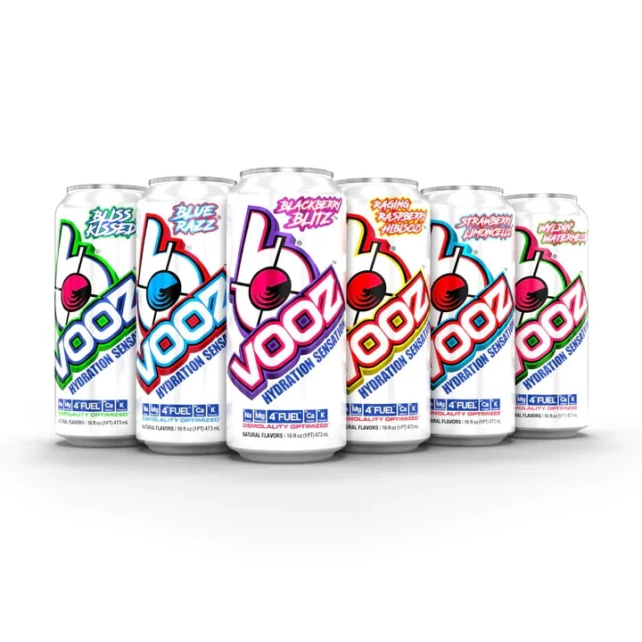 VPX - Bang VOOZ Hydration Drink - Ketolytes, Electrolytes - Variety, (24) Cans
